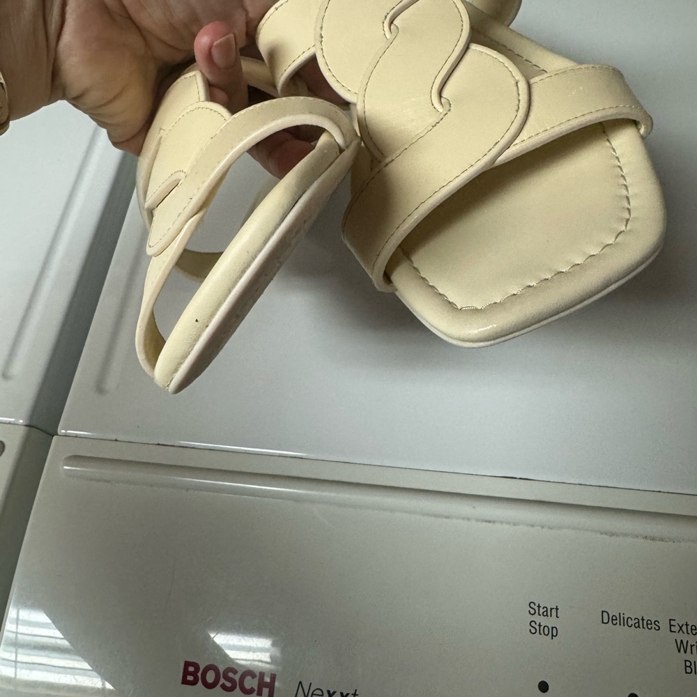 Stuart Weitzman Ibiza leather slides 6.5 B - Picture 8 of 13